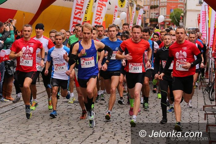 Jelenia Góra: Pół tysiąca osób uczciło niepodległość w biegu