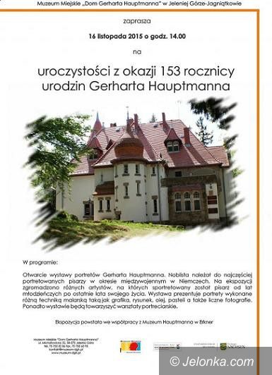 Jelenia Góra: 153. rocznica urodzin Gerharta Hauptmanna