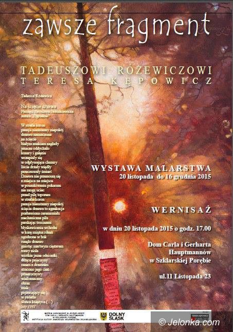 Szklarska Poręba: W hołdzie Tadeuszowi Różewiczowi