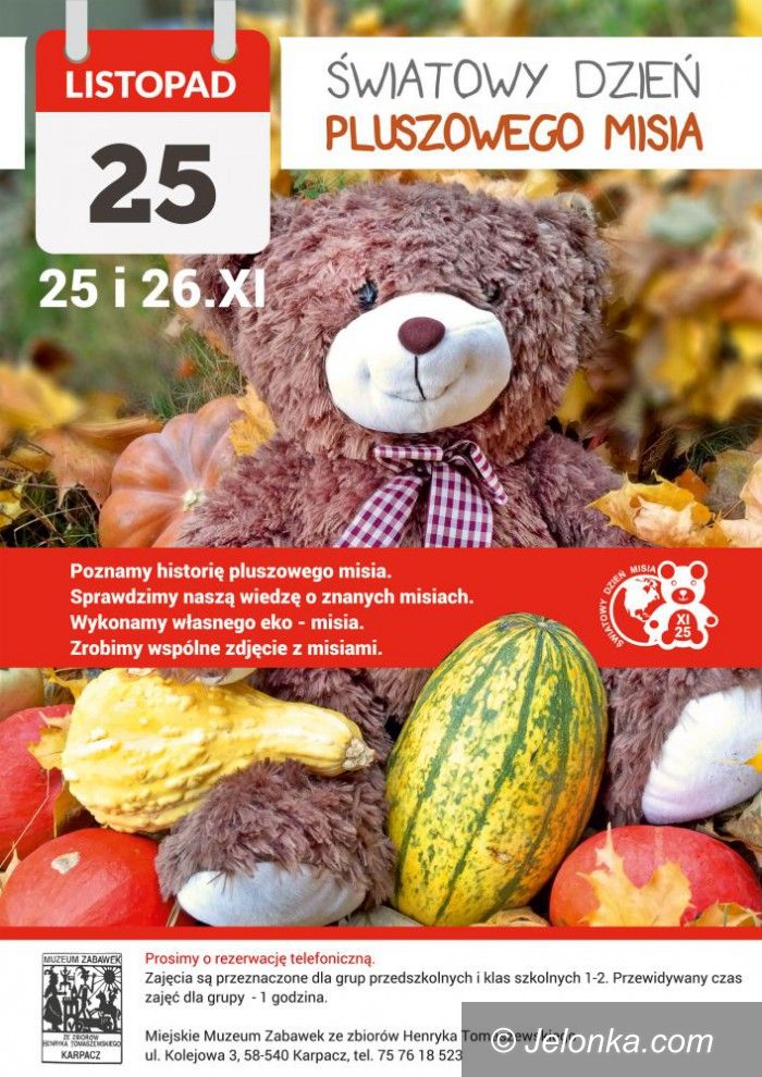 Karpacz: Zabierz pociechę na święto pluszowego misia
