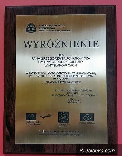 Mysłakowice: Gminny Ośrodek Kultury w Mysłakowicach wyróżniony