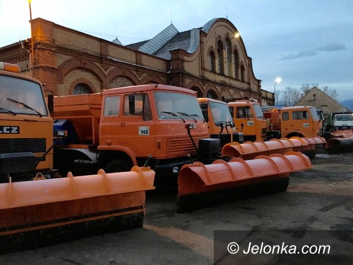Jelenia Góra: Odśnieżanie całą dobę