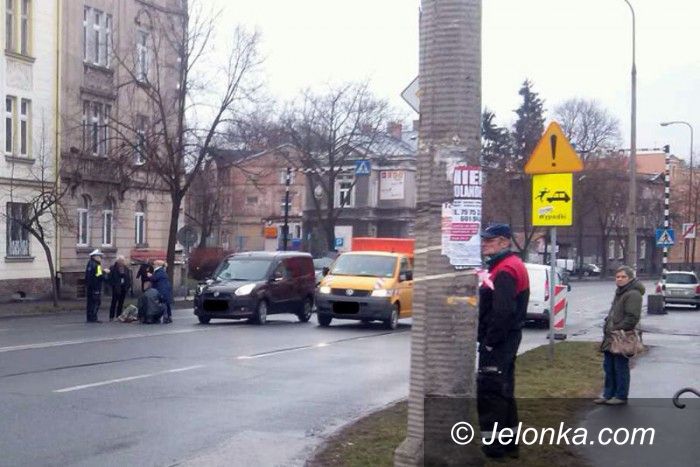 Jelenia Góra: Potrącenie 25–latka na ul. Wolności