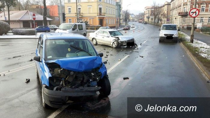 Jelenia Góra: Wypadek na ul. Wolności