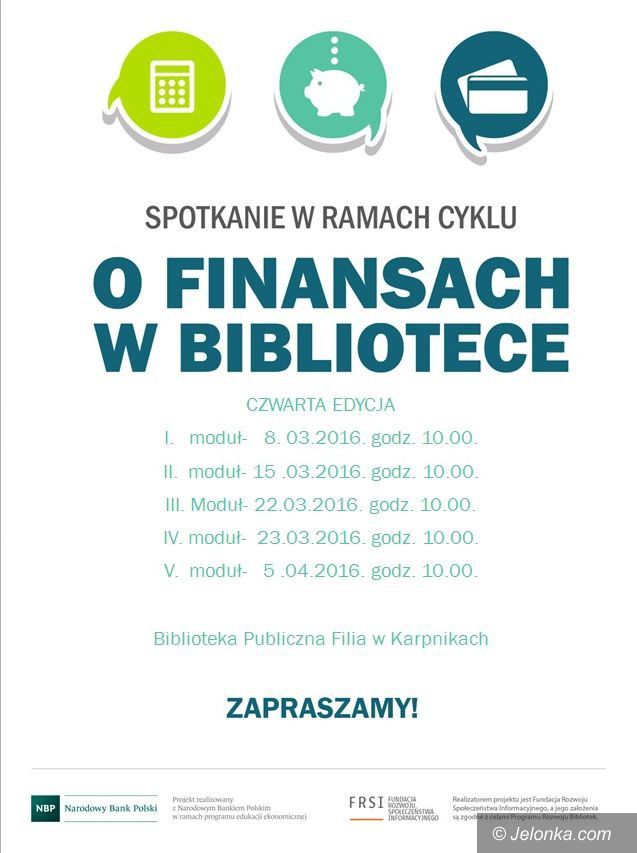 Region: O finansach w wiejskich bibliotekach