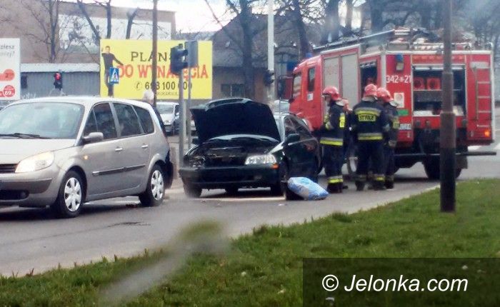 Jelenia Góra: Stłuczka w centrum miasta