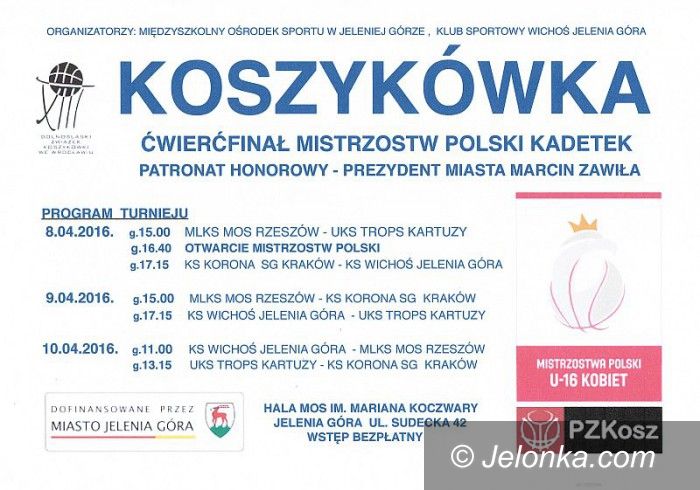 Jelenia Góra: Kadetki Wichosia powalczą o półfinał MP