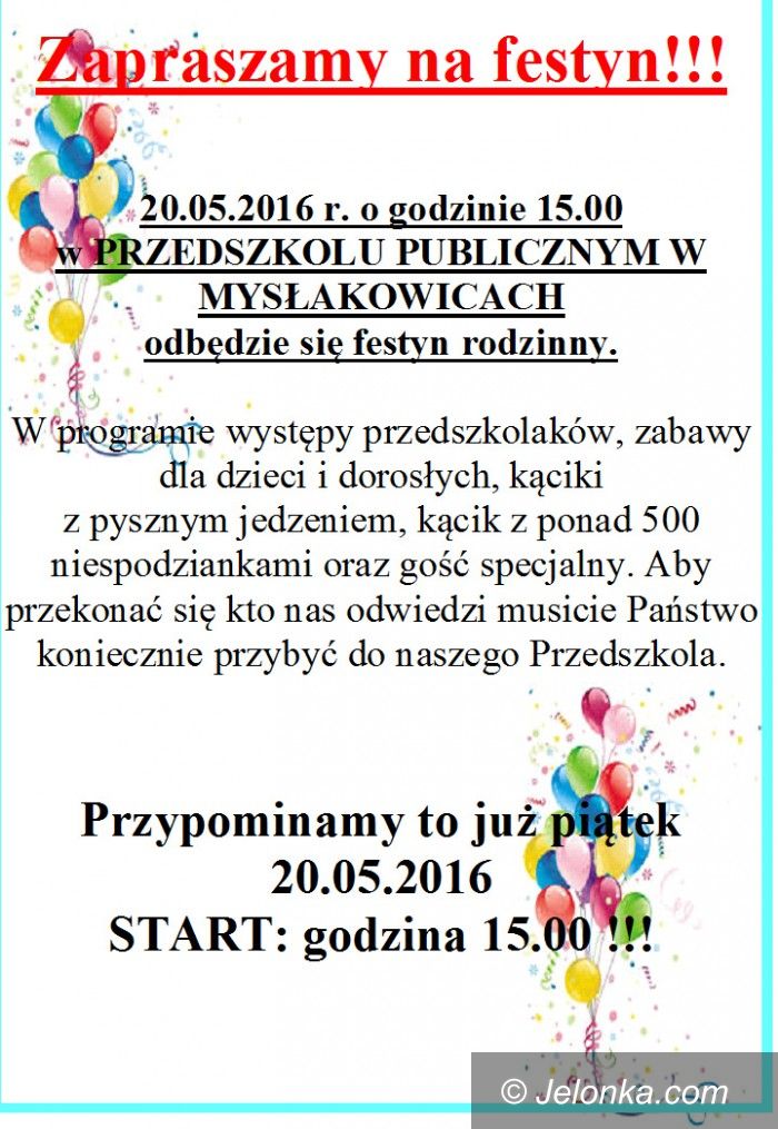 Mysłakowice: Festyn rodzinny ze szczytnym celem