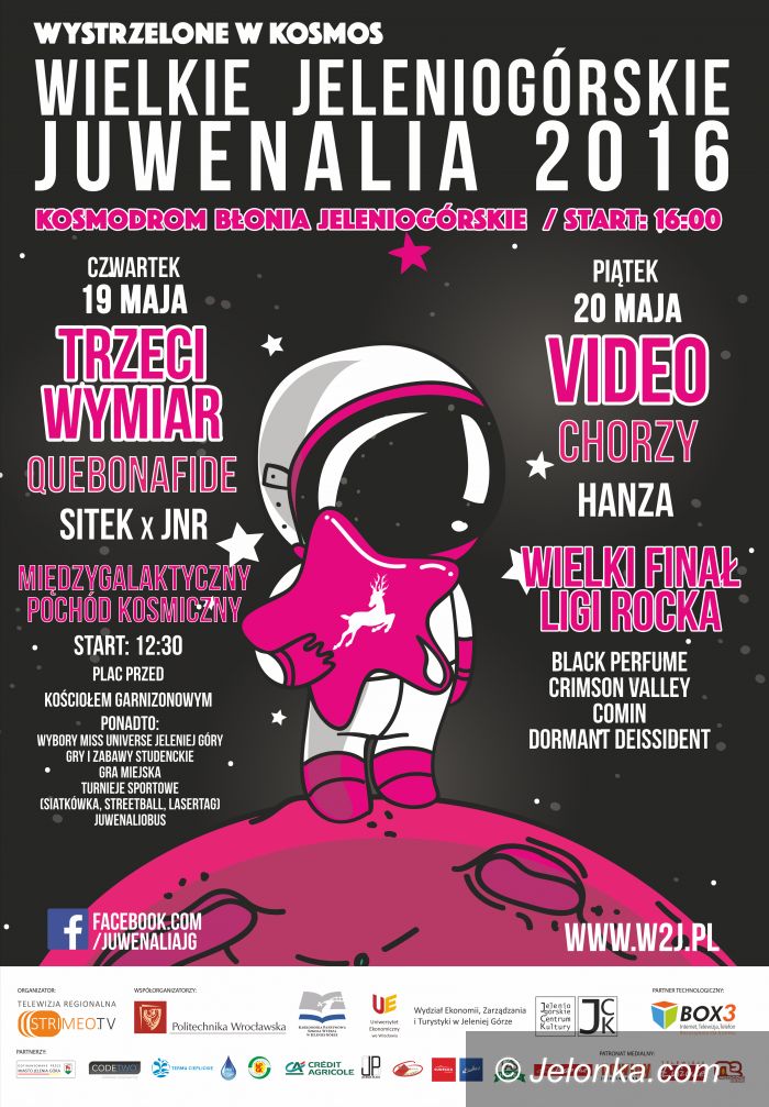 Jelenia Góra: Dziś startują Wielkie Jeleniogórskie Juwenalia