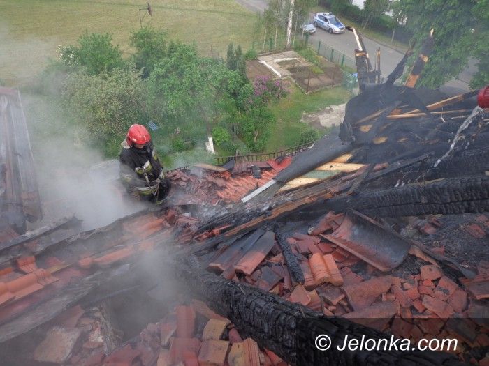 Jelenia Góra: Pożar domu przy ul. PCK