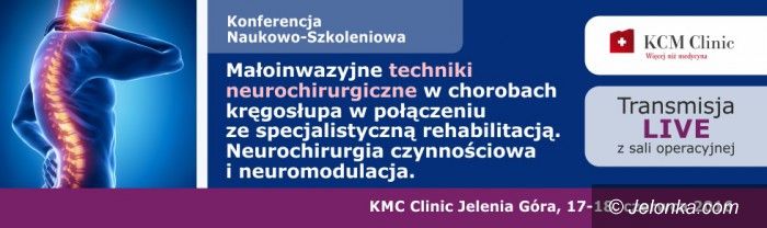 Jelenia Góra: Konferencja z transmisją z sali operacyjnej