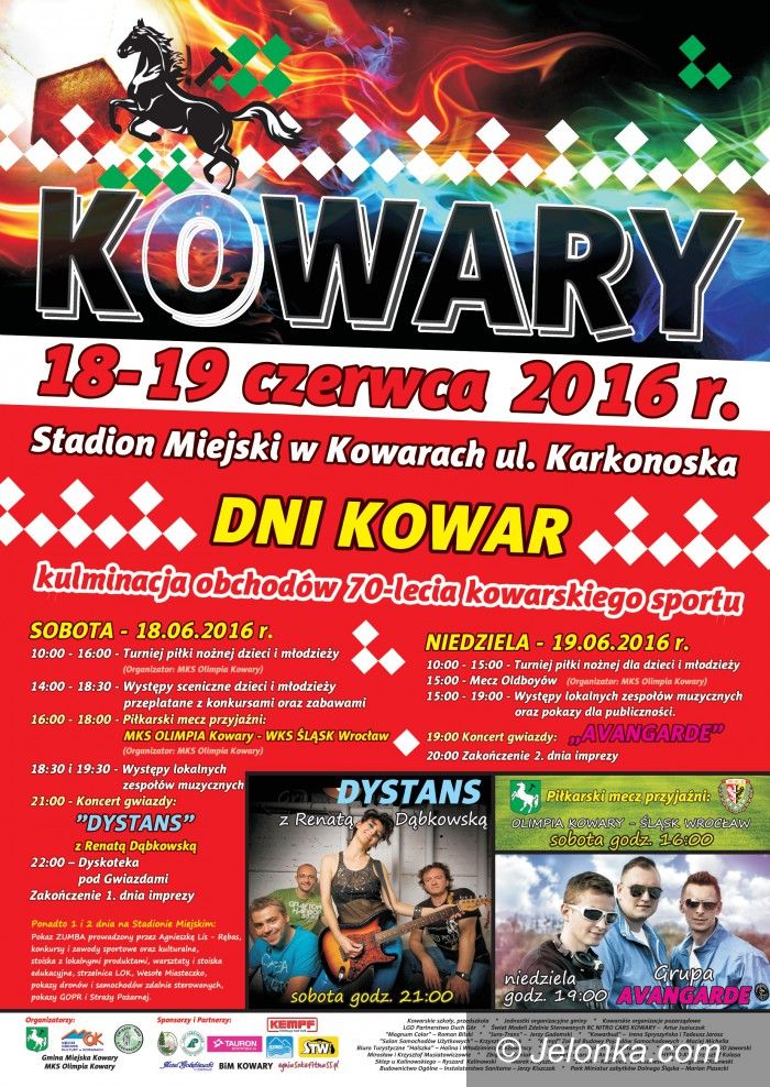 Kowary: Dni Kowar: koncerty i wielki mecz