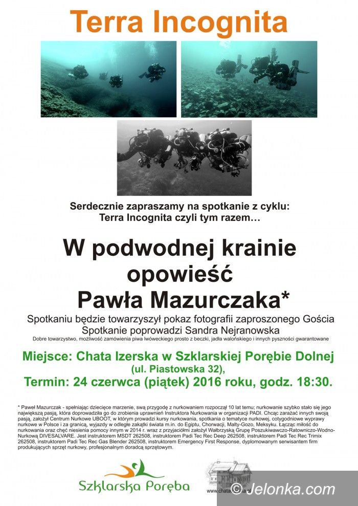 Szklarska Poręba: O nurkowaniu z pasji – Terra Incognita