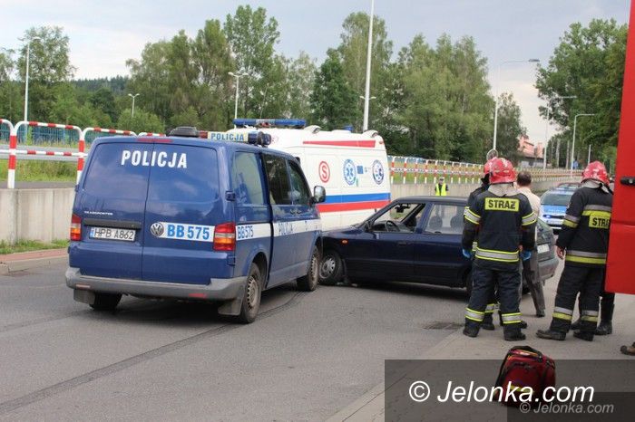 Jelenia Góra: Zderzenie na Karola Miarki. Utrudnienia w ruchu