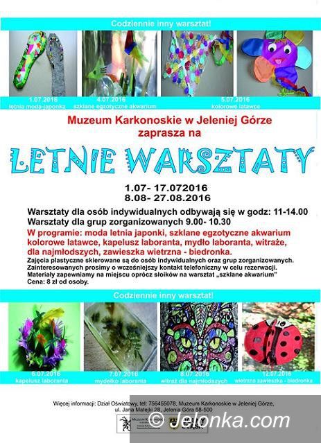 Jelenia Góra: Ruszyły letnie warsztaty plastyczne w Muzeum Karkonoskim