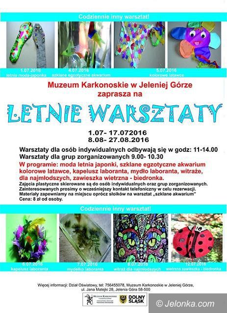 Jelenia Góra: Ruszyły letnie warsztaty plastyczne w Muzeum Karkonoskim