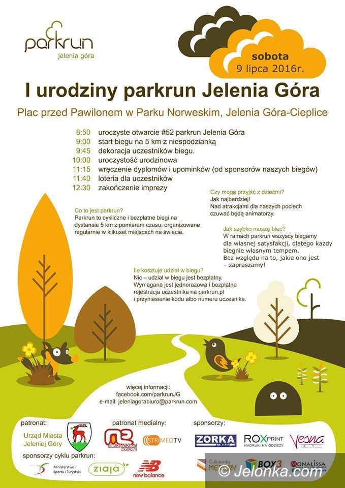 Jelenia Góra: I Urodziny Parkrun Jelenia Góra