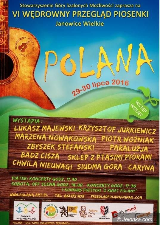 Janowice Wielkie: Wędrowny Przegląd Piosenki „Polana” zaprasza