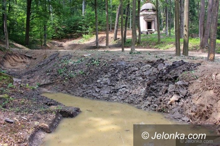 Jelenia Góra: W parku powstają stawy kaskadowe