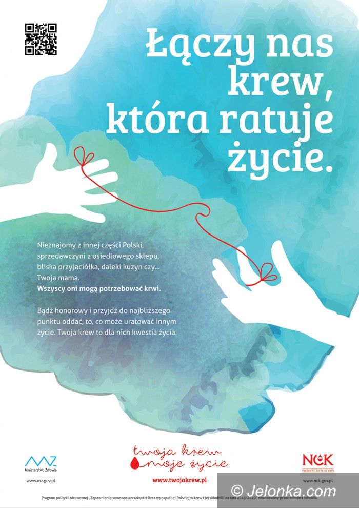 Region: Krew w wakacje na wagę życia