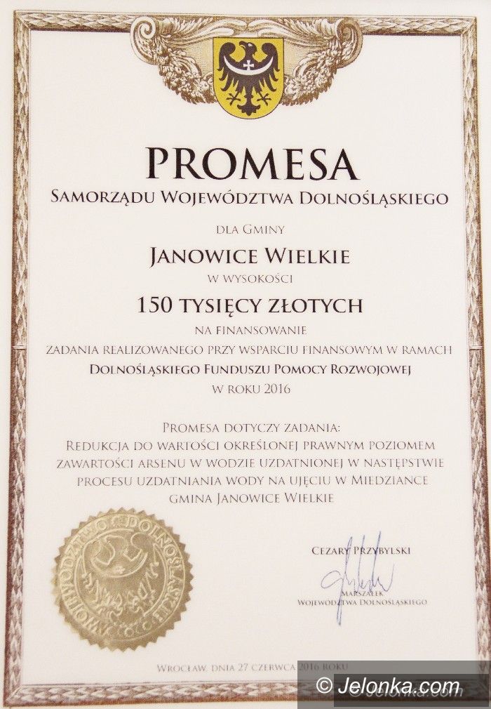 Janowice Wielkie: Gmina Janowice Wielkie walczy z arsenem
