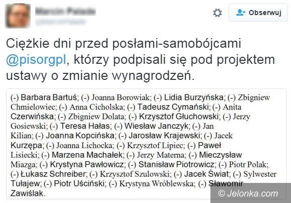 Polska: Posłanka Marzena Machałek chciała podwyżek?