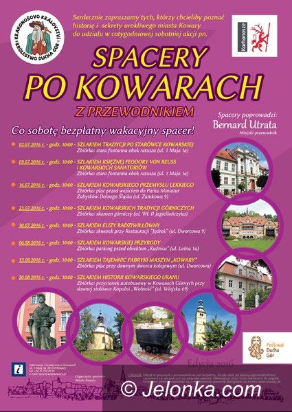 Kowary: Szlakiem Elizy Radziwiłłówny – już w sobotę