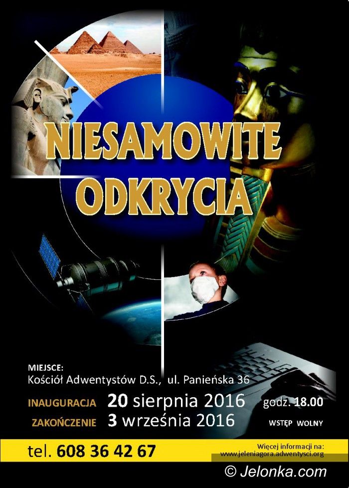 Jelenia Góra: „Niesamowite odkrycia” – świat starożytny i Biblia