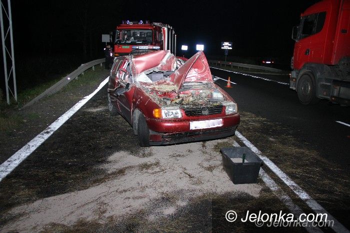 Region: Nieoświetlona przyczepa przyczyną wypadku