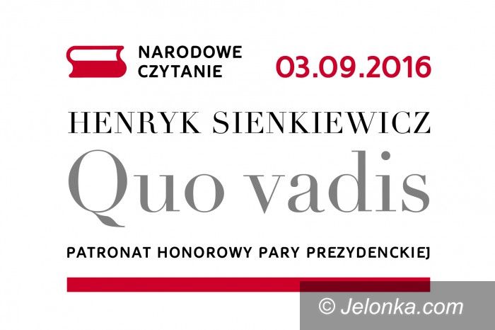 Jelenia Góra: Narodowe czytanie „Quo vadis” w Książnicy
