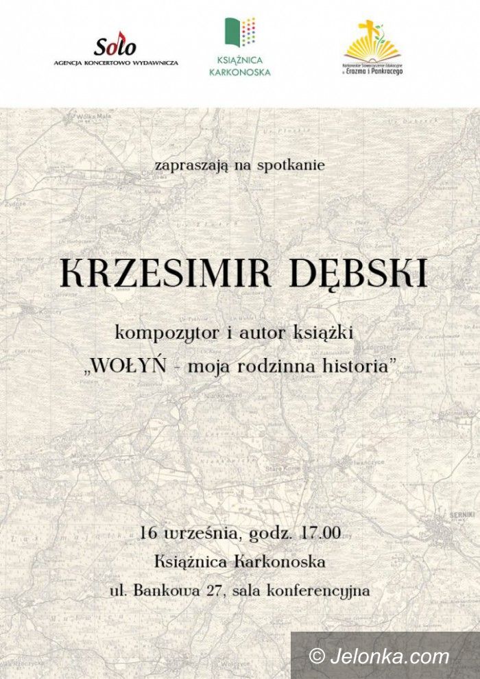 Jelenia Góra: Krzesimir Dębski w Książnicy Karkonoskiej