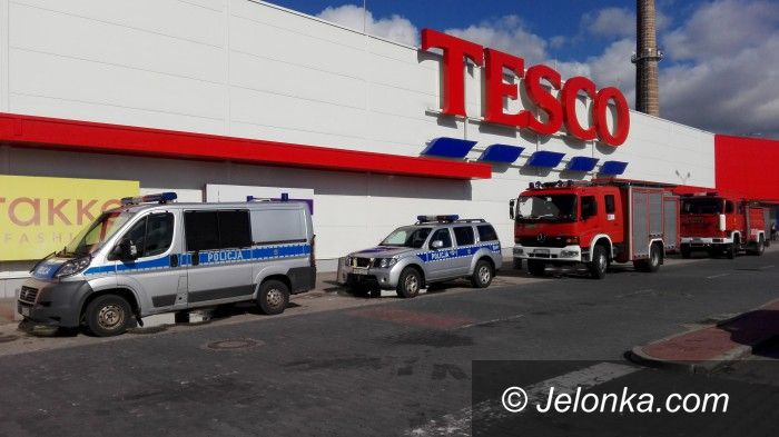 Jelenia Góra: Ewakuacja w Tesco przez głupi żart (aktualizacja)