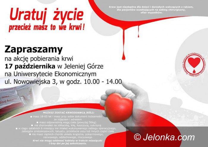 Jelenia Góra: Dzień Krwiodawcy u ekonomistów
