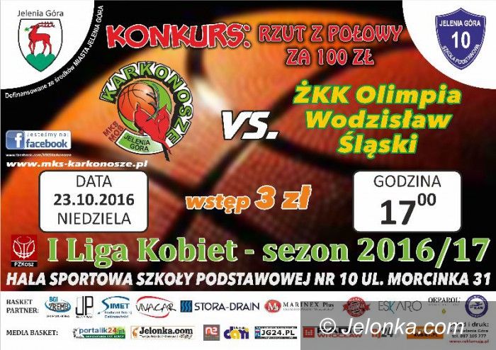 Jelenia Góra: Karkonoszki podejmą Olimpię