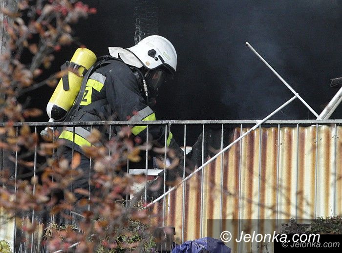 Jelenia Góra: Paliło się mieszkanie przy Paderewskiego