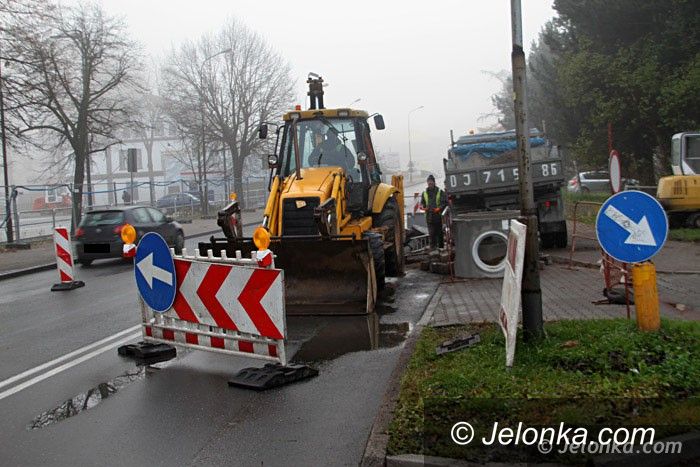 Jelenia Góra: Utrudnienia w ruchu na Mostowej