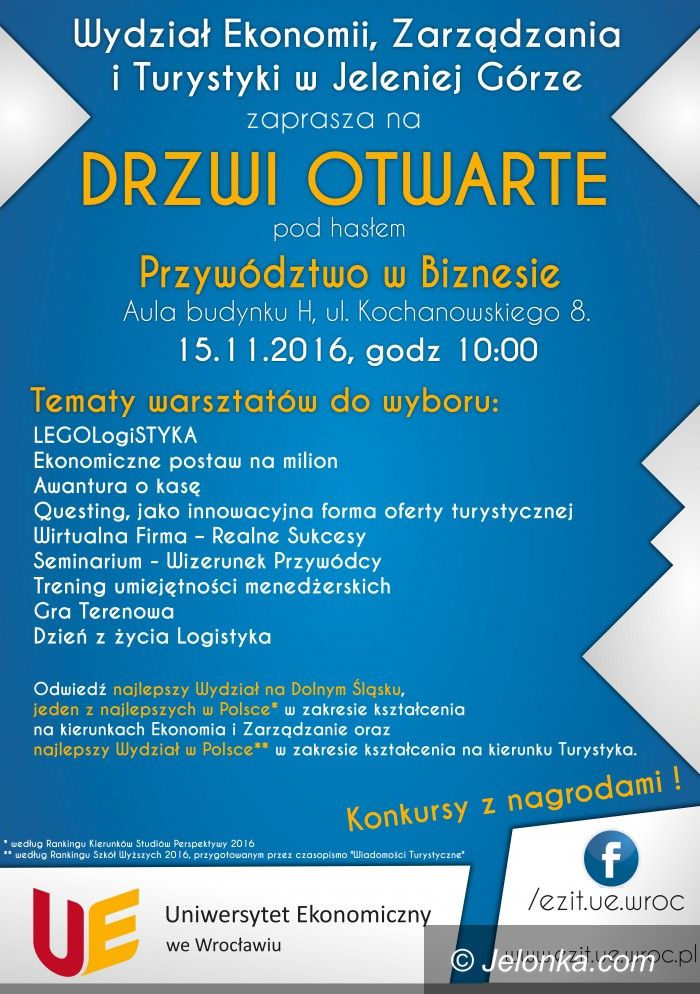 Jelenia Góra: Otwarte drzwi u ekonomistów we wtorek