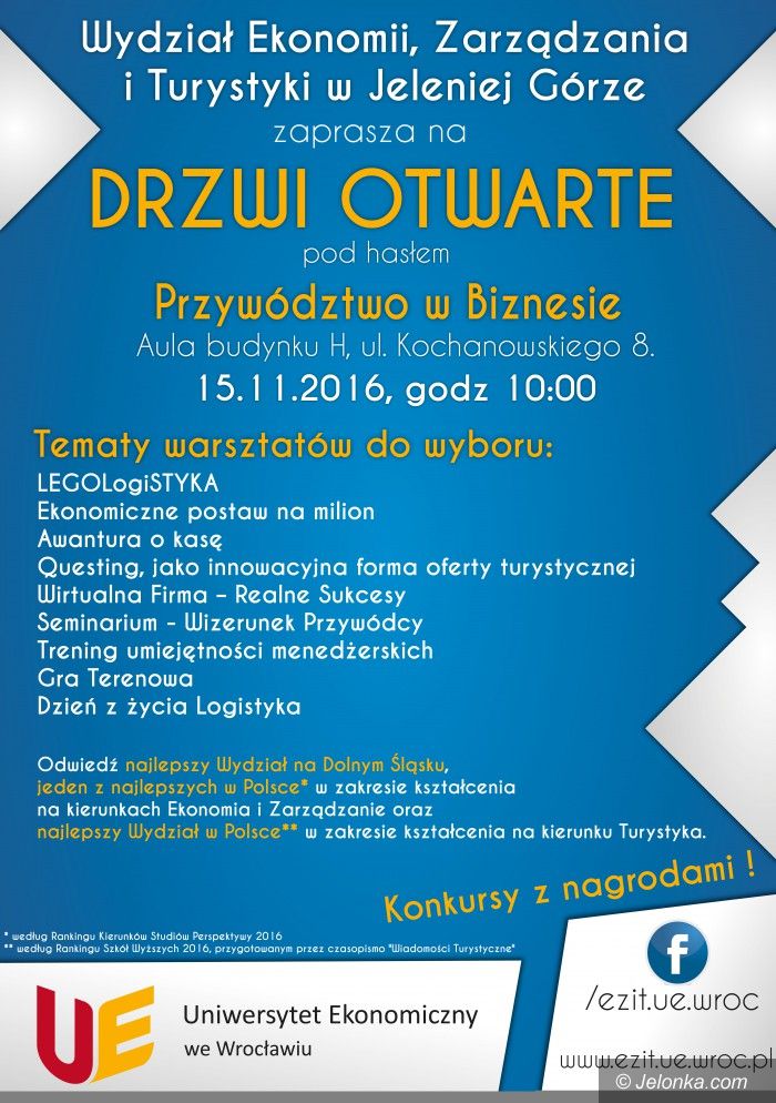 Jelenia Góra: Otwarte drzwi u ekonomistów we wtorek