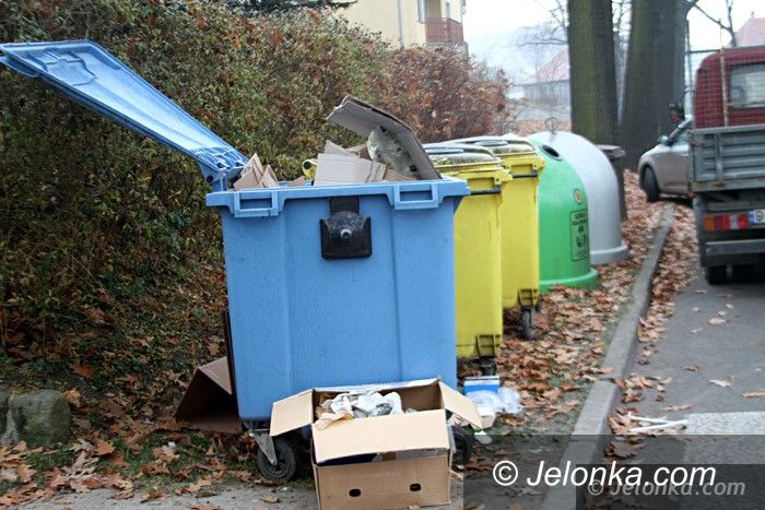 Jelenia Góra: Śmietnisko na drodze do Doliny Pałaców i Ogrodów