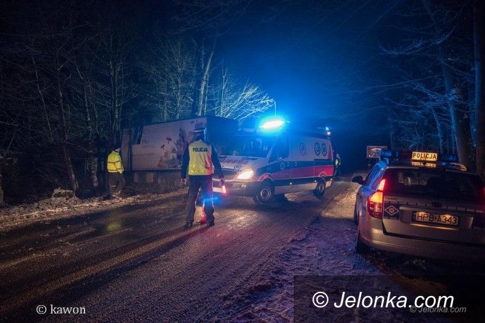 Region: Kolizja na drodze Jelenia Góra–Dziwiszów