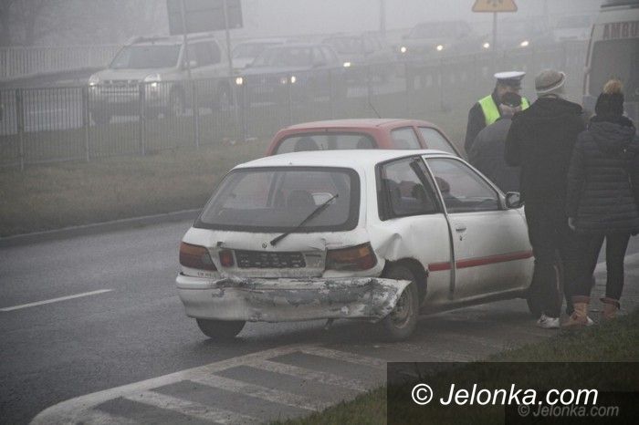 Jelenia Góra: Karambol na Alei Jana Pawła II
