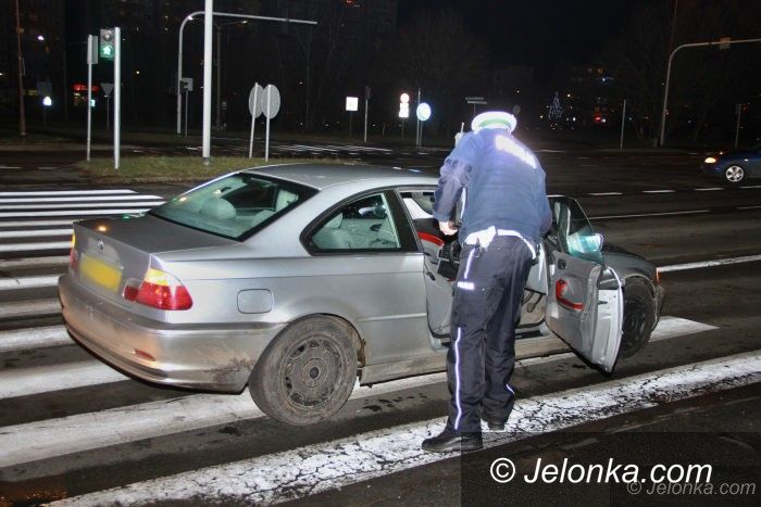 Jelenia Góra: Potrącenie pieszego na Zabobrzu