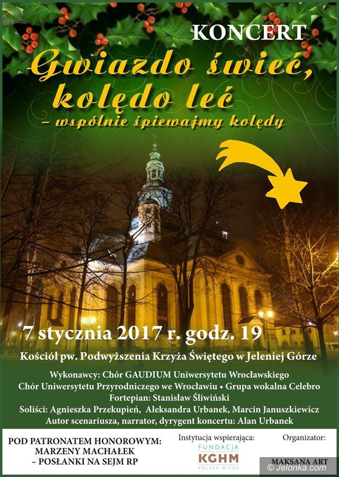Jelenia Góra: Wyjątkowy koncert kolęd już w sobotę