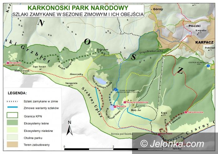 Region: Zamknięty szlak zielony