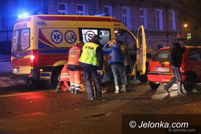 Jelenia Góra: Potrącenie pieszej na Wojska Polskiego