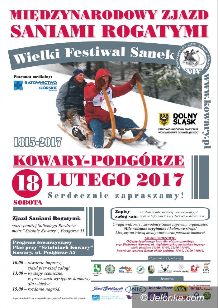 Kowary: Zjazd saniami rogatymi już w sobotę!