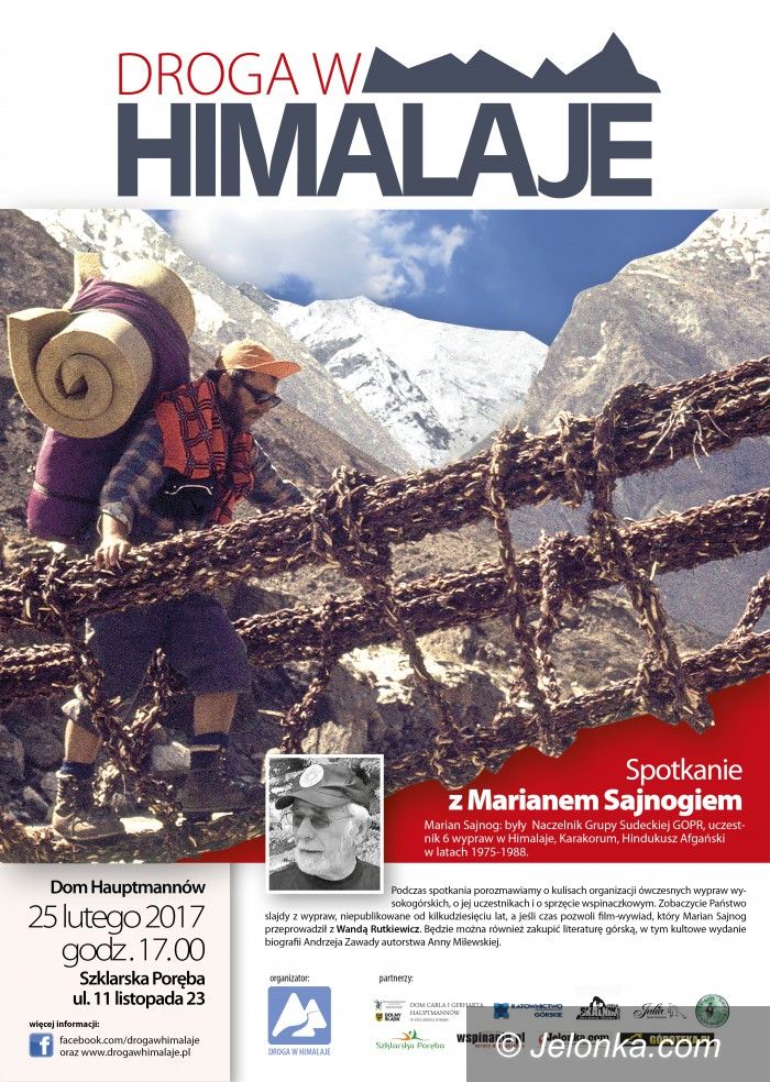 Szklarska Poręba: Cykl „Droga w Himalaje” otworzy Marian Sajnog