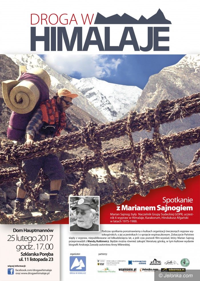 Szklarska Poręba: Cykl „Droga w Himalaje” otworzy Marian Sajnog