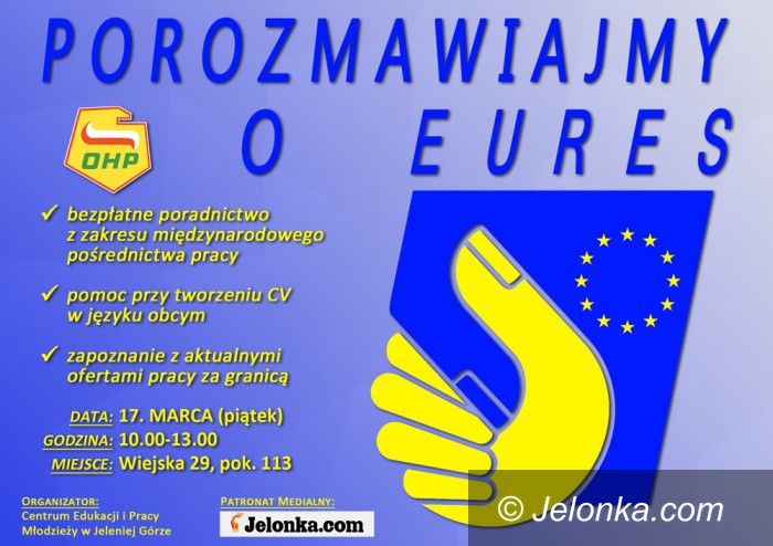 Jelenia Góra: Spotkanie z Eures o pracy już w piątek