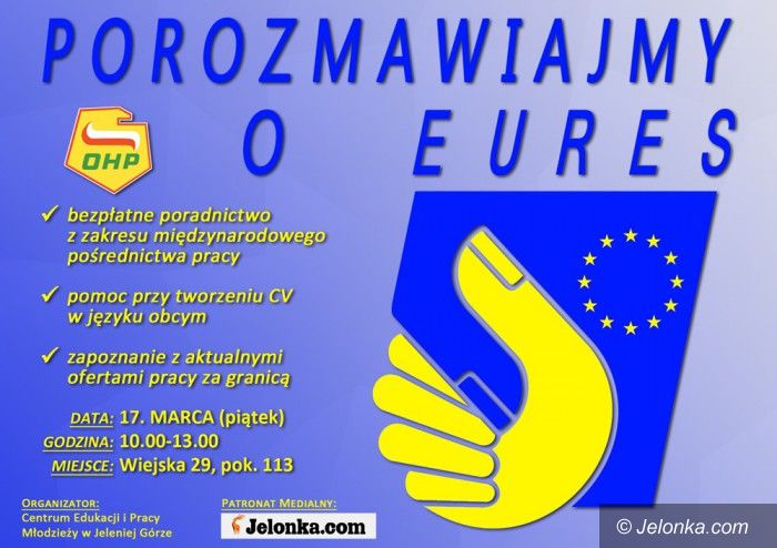 Jelenia Góra: Spotkanie z Eures o pracy już w piątek